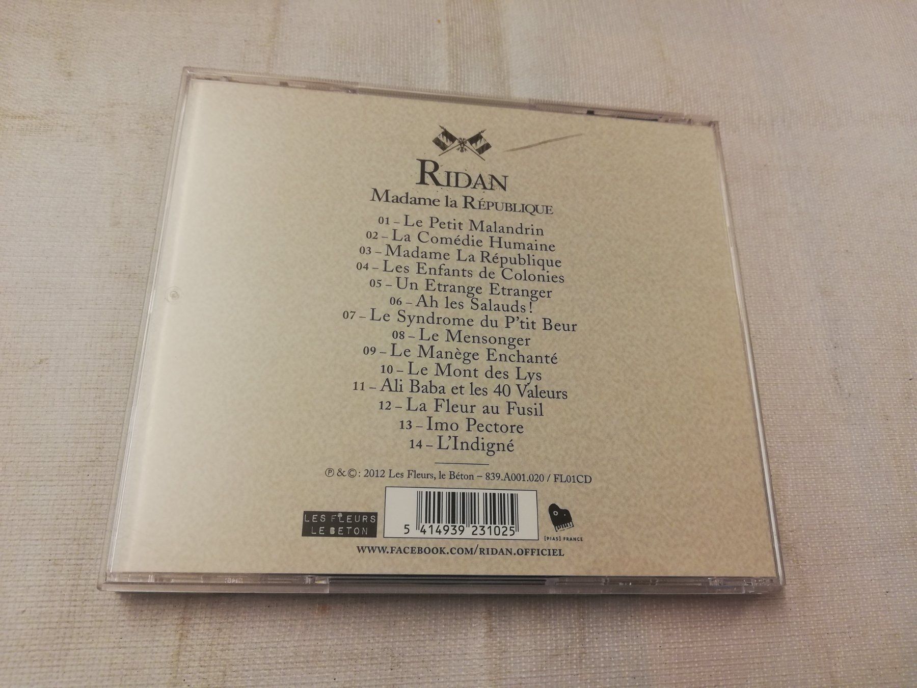 CD: RIDAN - MADAME LA REPUBLIQUE – Usato da Bern venduto da Vinylsound.ch 1