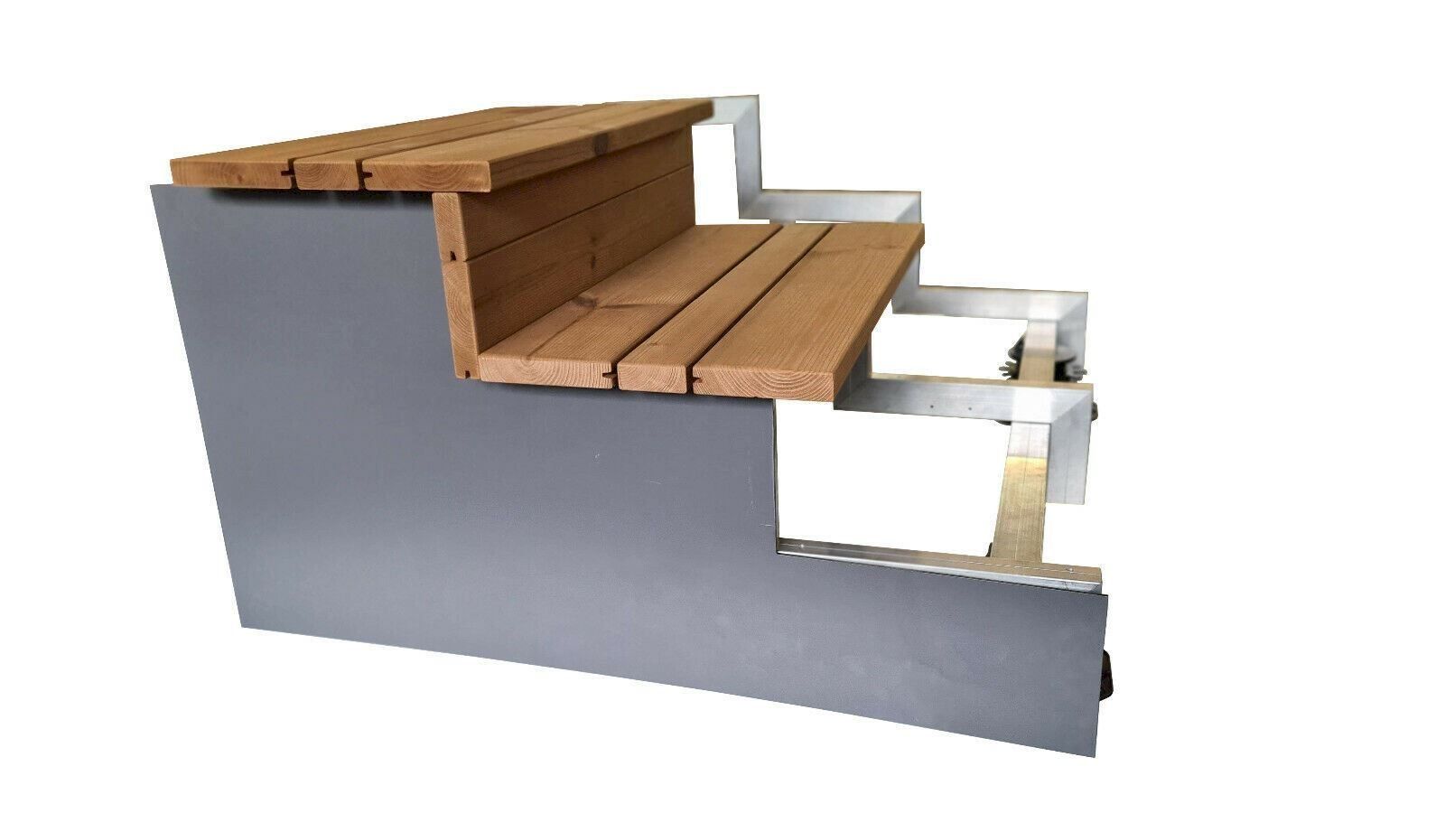 Altro: Terrassentreppe mit 3 Stufen – Nuovo e nell'imballaggio originale da Bottighofen venduto da zaap 3