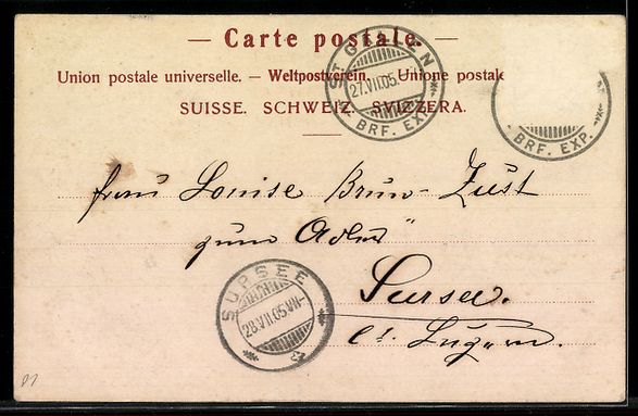 Cartes postales: AK St. Gallen, Theaterplatz – D'occasion à Berlin par bartko-reher 1