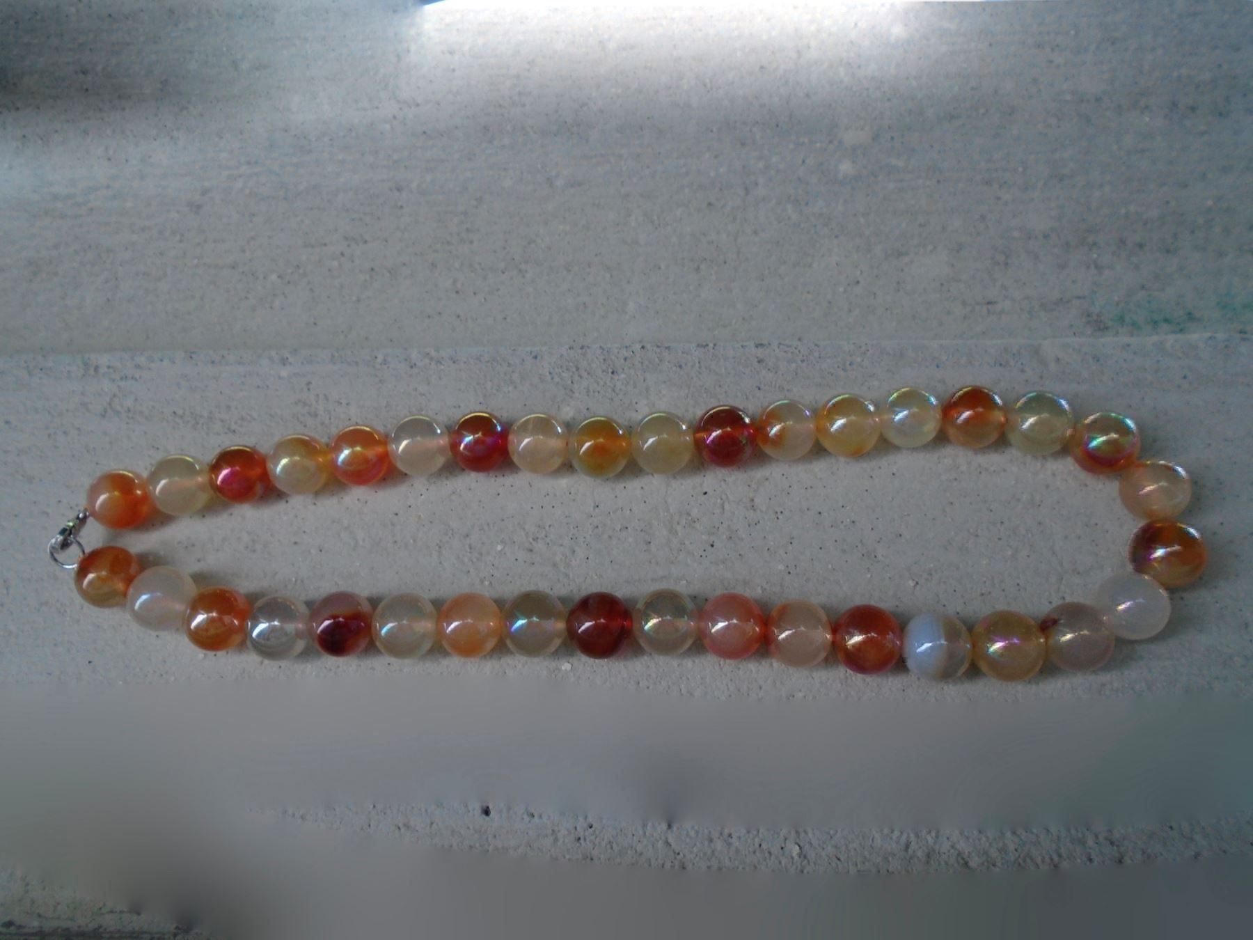 Catenine: Halskette -  Karneol,Mondstein,Achat. – Nuovo (secondo la descrizione) da Biberist venduto da tl-schmuck 2