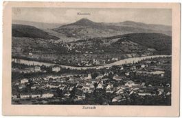 Zurzach mit Küssaburg, gelaufen 1923