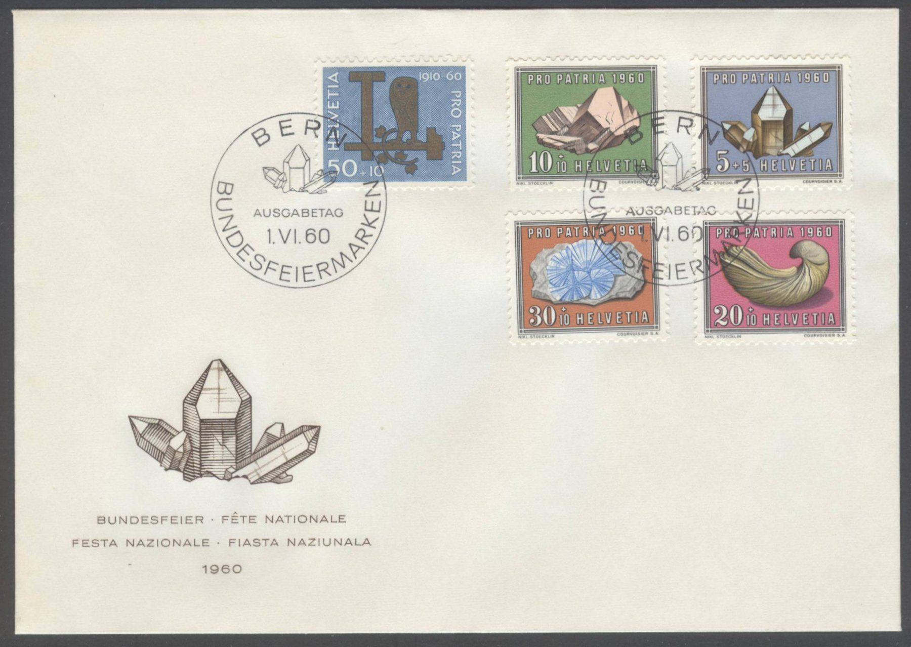 Tutti i francobolli: FDC Pro Patria 1960 – Usato da Uster venduto da giorgiotr