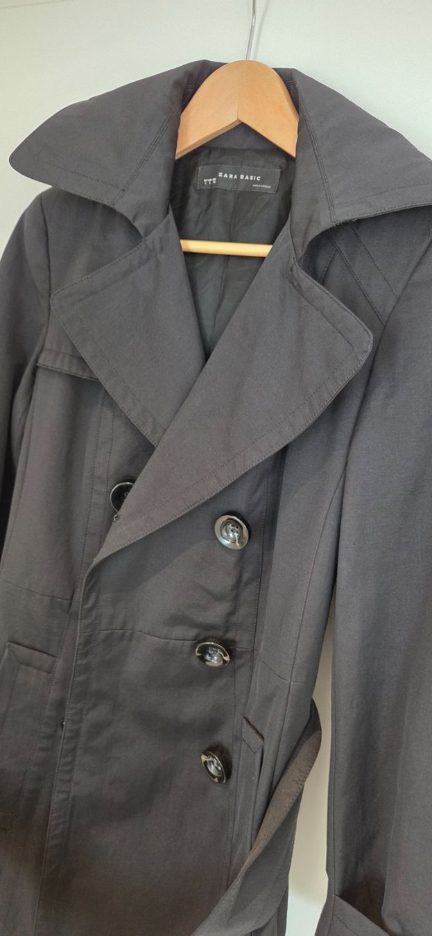 Zara Cappotti: Zara Basic Damen Trenchcoat, Grösse L,schwarz, Top! – Usato da Hägendorf venduto da Sunshiine31 2
