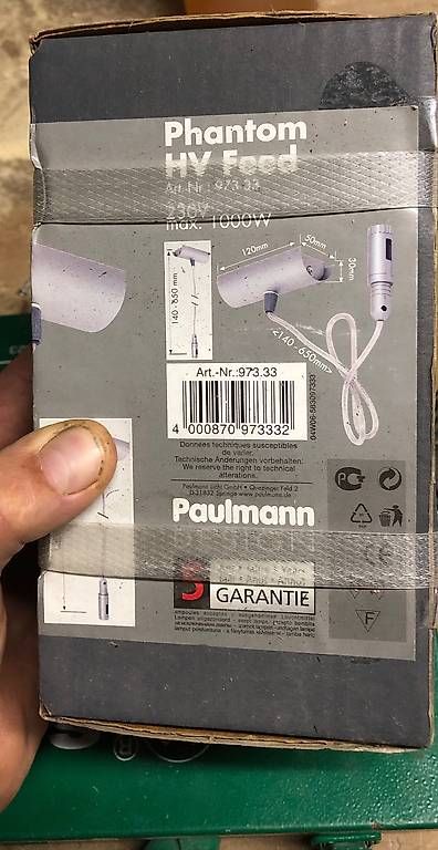 Stromzufuhr: Alimentation Paulmann  phantom hv feed  – Gebraucht aus Grangettes-Romont von Guillaumegrangettes