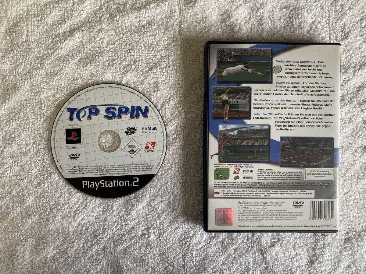 Sony Giochi: Top Spin PS2 – Usato da Reichenbach i. K. venduto da Daniel840 1