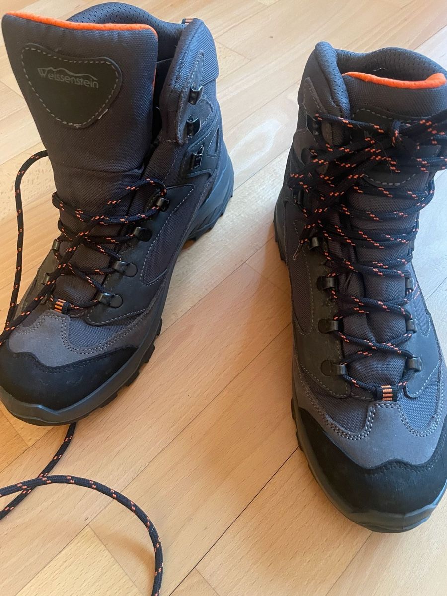 Herrenschuhe: Weissenstein Wanderschuhe, Grau, Neu, Gr. 43 – Neu und originalverpackt aus Zürich von pie_9tng 1