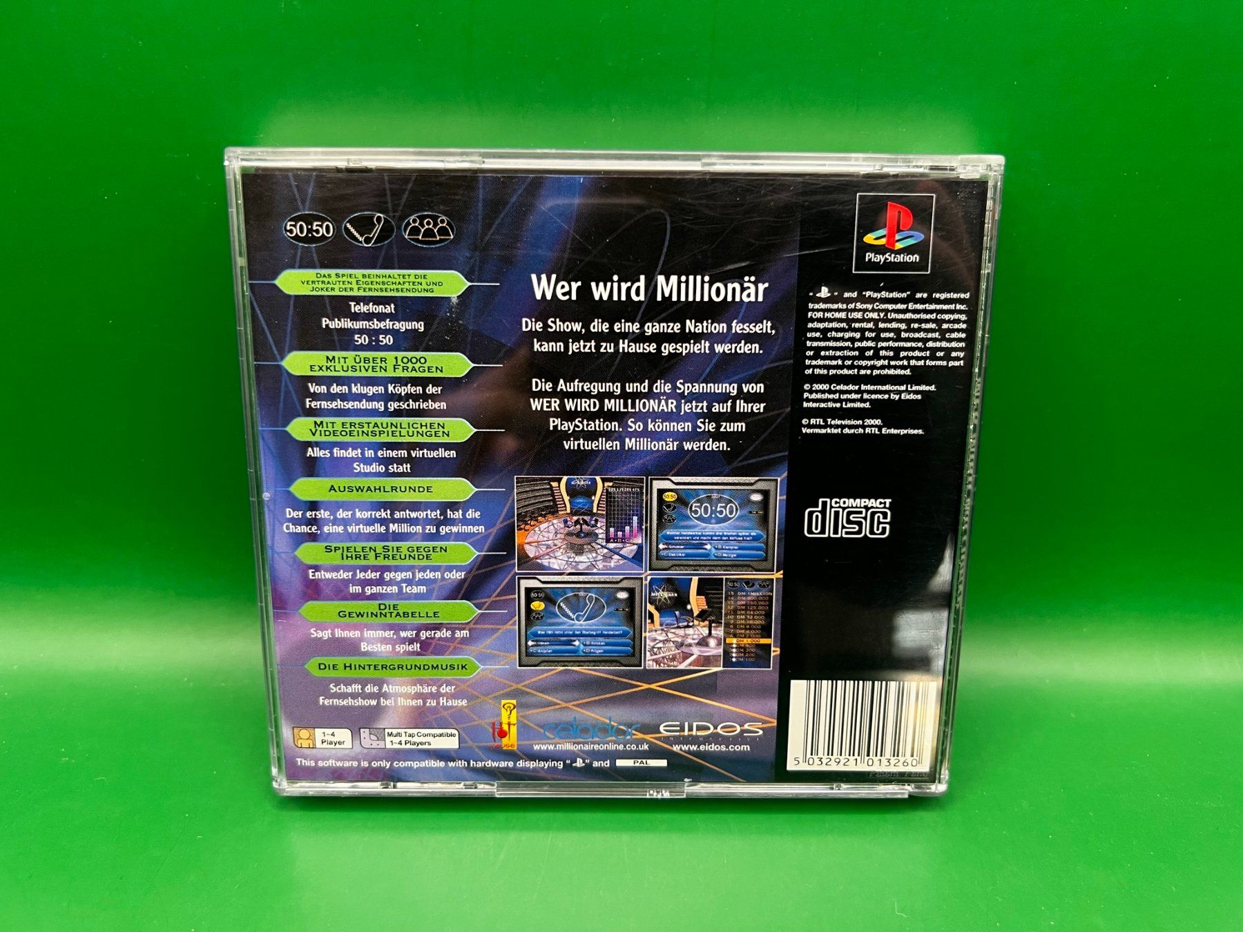 Giochi: Wer wird Millionär (Deutsch) - Playstation 1 – Usato da Frauenfeld venduto da bigauditor 1