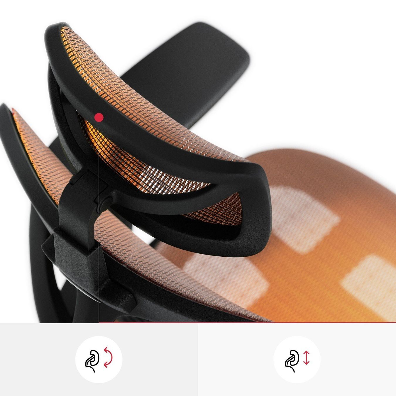 Sedie: Ergonomischer Schreibtischstuhl Diablo V-Basic SchwarzOrange – Nuovo e nell'imballaggio originale da Wallenwil venduto da toesstal-vertrieb 8