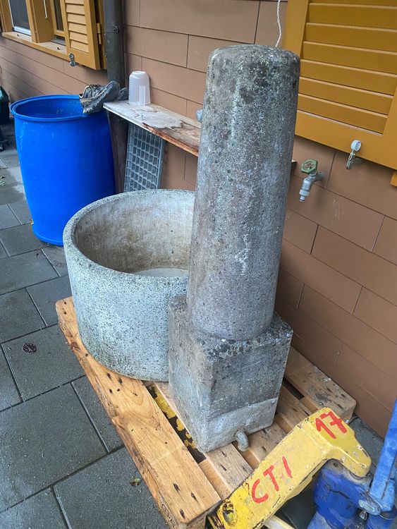Steinbrunnen, Brunnen für in den Garten Kaufen auf Ricardo