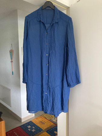 Oska Bluse/Rock 4 Oversize blau