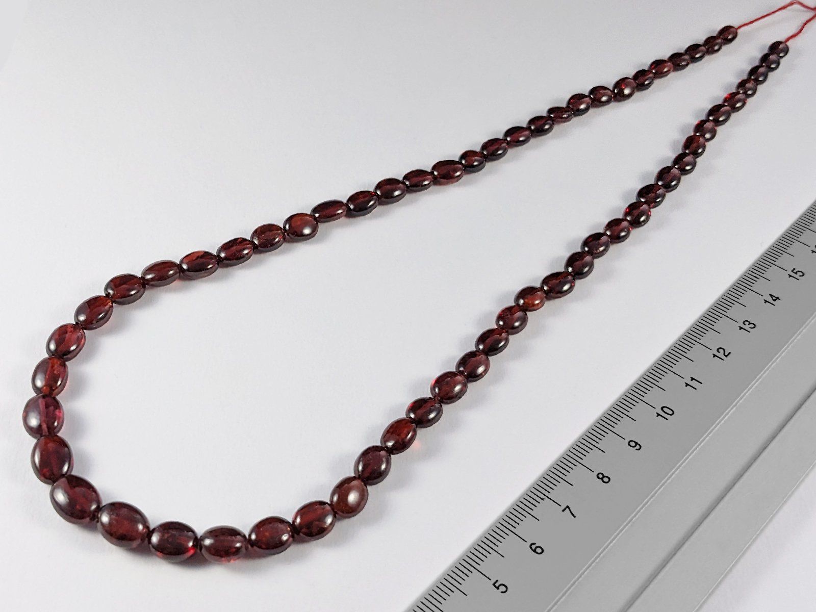 Minerali & Pietre curative: Granat 6 bis 10mm, Strang länge 44cm – Nuovo e nell'imballaggio originale da Meilen venduto da GypsyCat