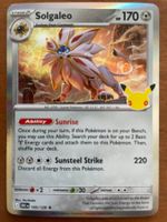 Pokemon Solgaleo Holo 30 Jahre (Versand gratis)