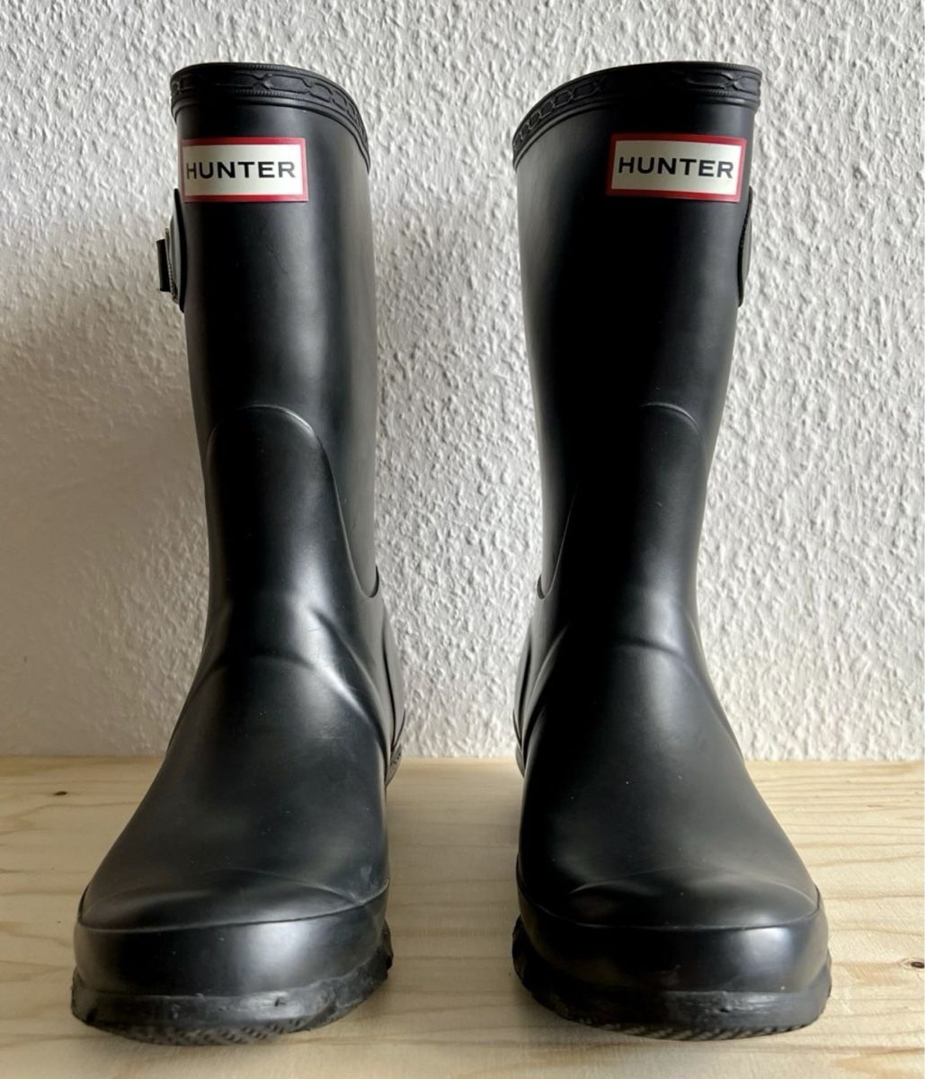 Damenschuhe: Bottes de pluie Hunter – Gebraucht aus Erde von