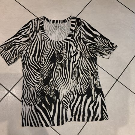 Zebra T Shirt von Zaida Gr.42