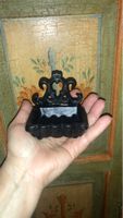 Petit porte savon noir en fonte