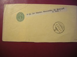 5.X.1899., BISCHOFSZELL, ZEITUNGSBAND AN JAK. SCHNEIDER