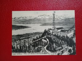 AK Reproduktion Uetliberg Blick auf Zürichsee Glarneralpen