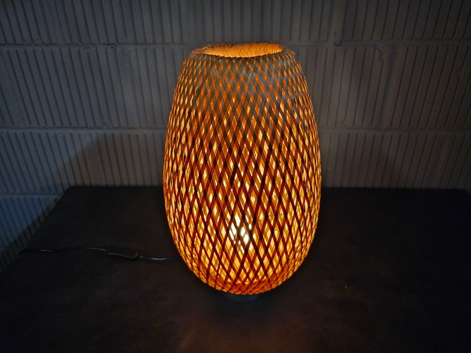 Ikea Bja Table-Lamp, Tischleuchte Bambus Handarbeit (Gebraucht) in Nottwil  fr CHF 25  mit Lieferung auf Ricardo kaufen