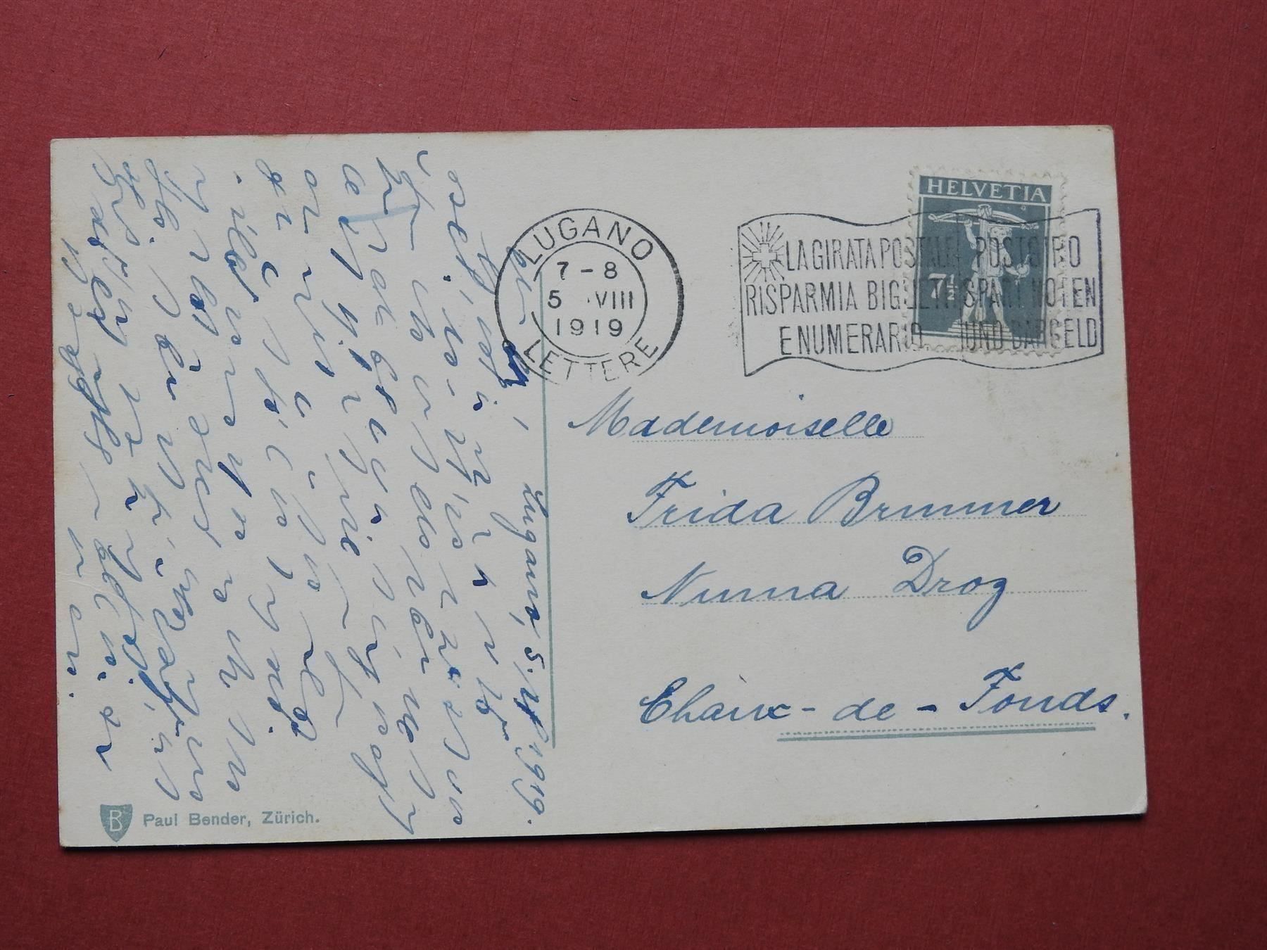 Cartoline postali: Lugano - Via Pessina !!!!! – Usato da Rain venduto da 999-800-K 1