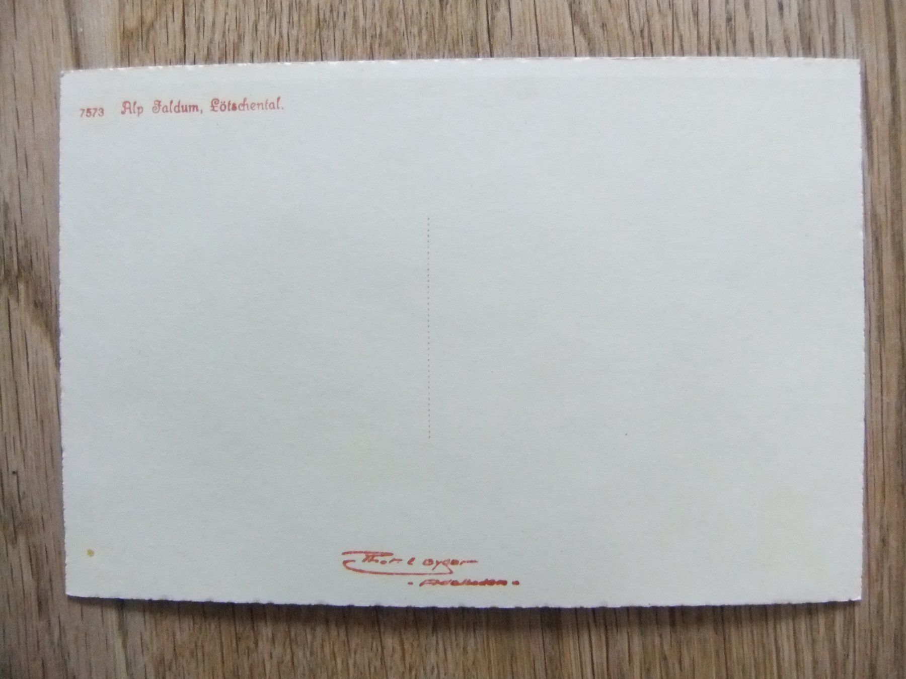 Cartoline postali: Alp Faldum Lötschental – Usato da St. Niklaus VS venduto da wunschlos54 1