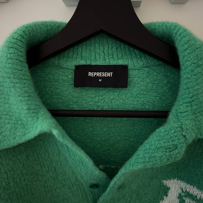 Maglioni & Felpe:  Pull Represent Initial Boucle Polo Island Green   – Usato da Vevey venduto da diogodasilva_ 1