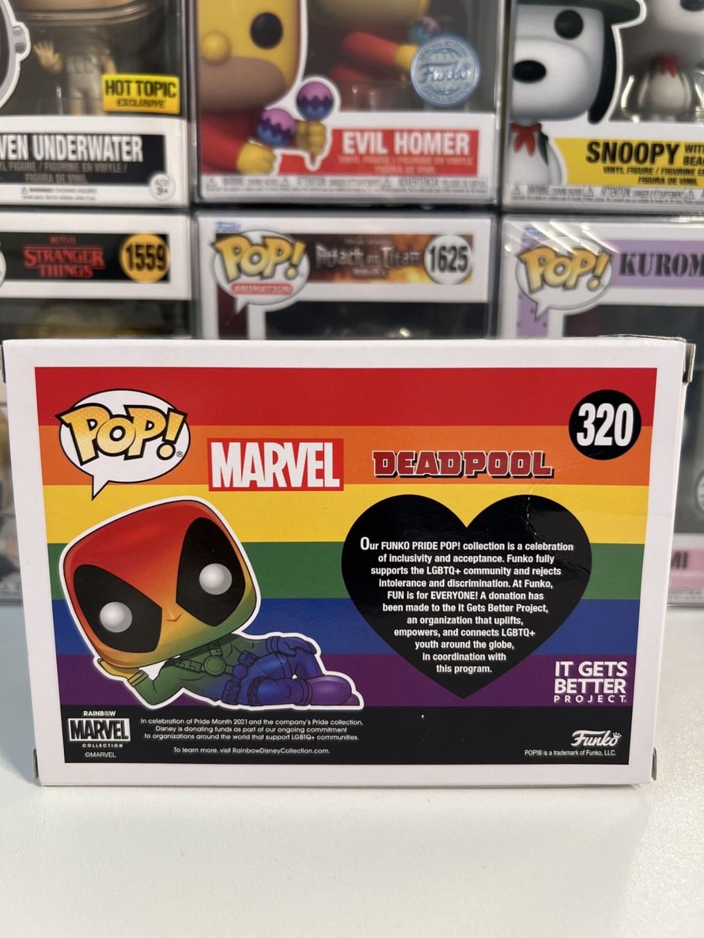Funko Figuren: Funko POP! Marvel Fierté Arc-en-Ciel Deadpool – Neu und originalverpackt aus Le Mouret von perfectbijou 2
