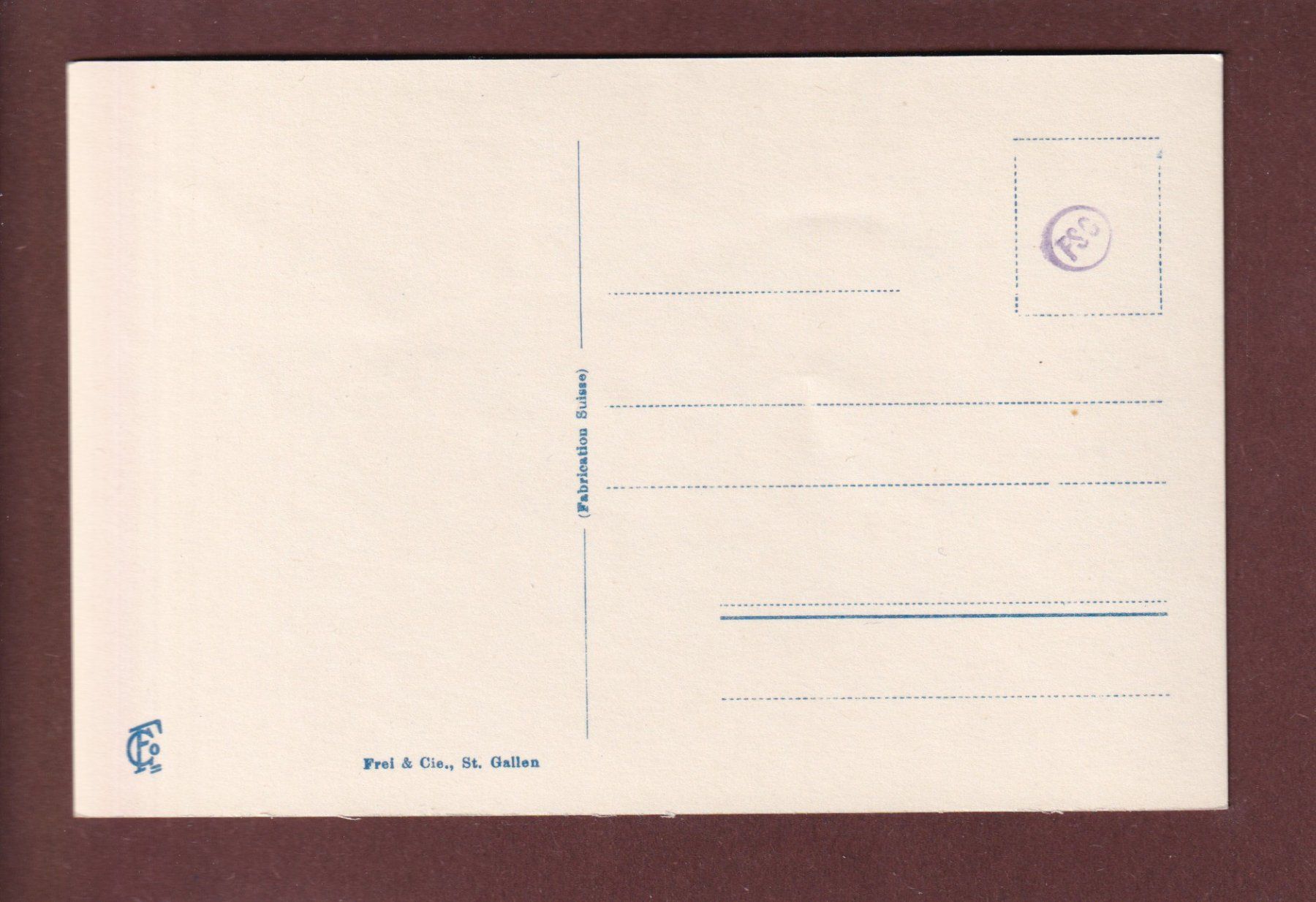 Cartoline postali: FEX - Bergkirchlein – Usato da Pully venduto da nicecards 1
