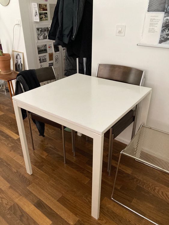 Ikea weisser Tisch 75x75 cm Kaufen auf Ricardo
