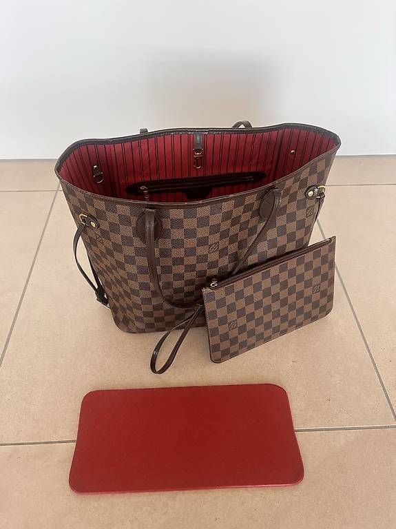 Taschen für Damen: Louis Vuitton Neverfull MM Damier Ebene – Gebraucht aus Schaffhausen von Sm.sh