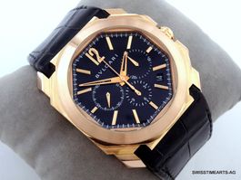 BULGARI OCTO 18K CHRONO BGO P 41 G CH ZENITHEL PRIMERO AUTO.