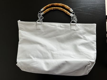 JUVENA Tasche, Handtasche, Tragetasche, Bambus-Henkel