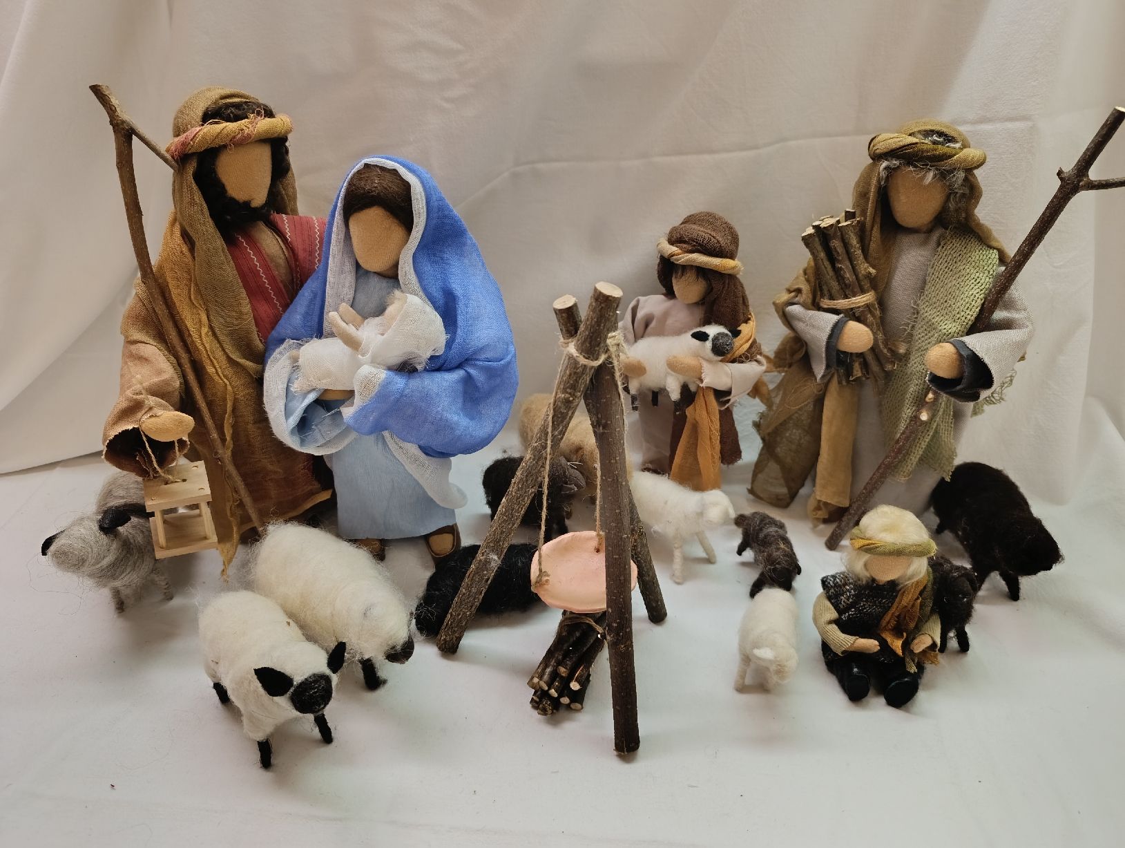 Figuren: Schwarzenberger Krippenfiguren  – Gebraucht aus Oberarth von sil_9dfs 6