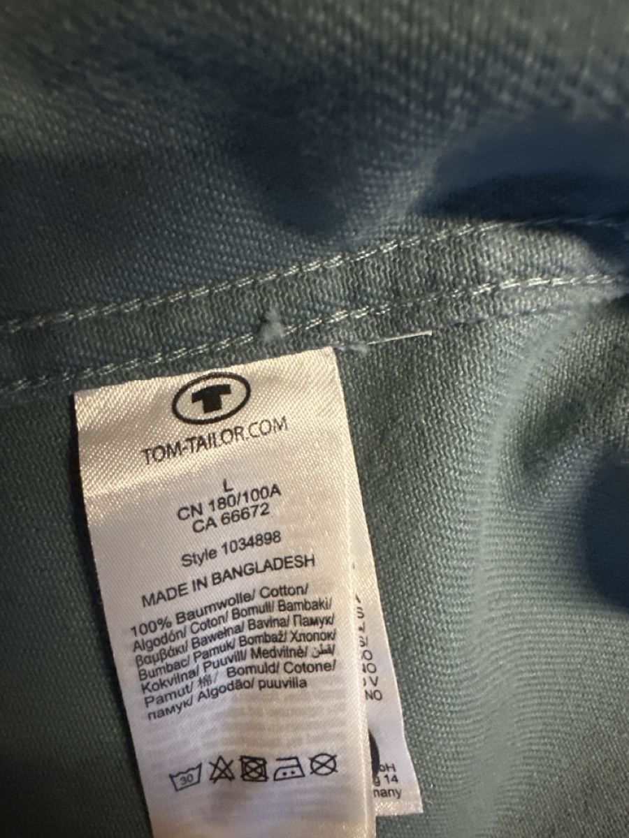 Tom Tailor Camicie: Hemdjacke Tom Tailor – Nuovo (secondo la descrizione) da Speicher venduto da Spanky88 1