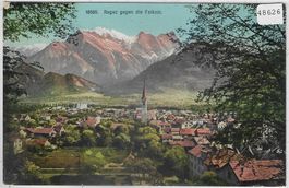 Ragaz gegen die Falknis - Litho