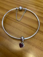Pandora Armreif 925 Silber mit 2 Charms