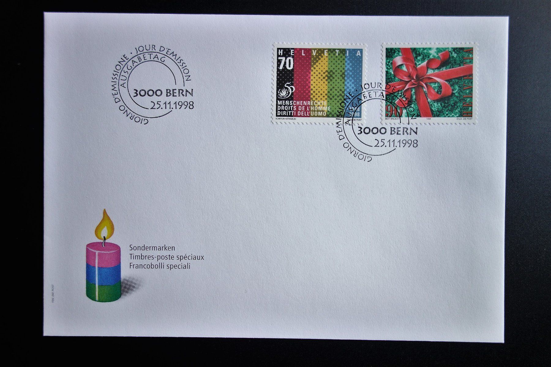 Tutti i francobolli: 1998 FDC Sondermarken – Nuovo (secondo la descrizione) da Mettmenstetten venduto da Sutasso