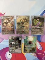 Pokémon Art Rare Karten Set – 5 Karten – Top Zustand