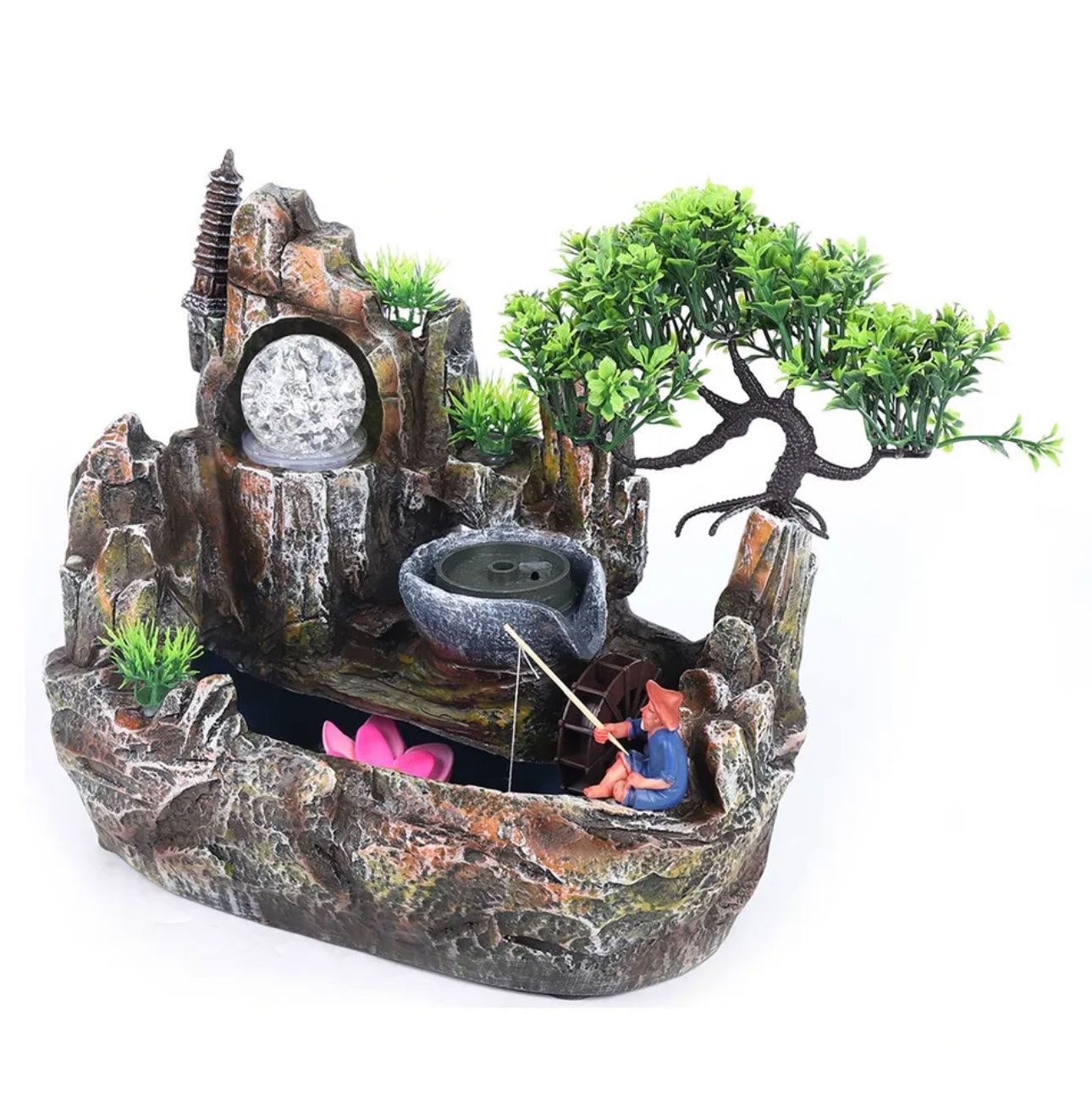 Stagni & Fontane ornamentali: Zimmerbrunner, Tischbrunnen, Springbrunnen, Led – Nuovo e nell'imballaggio originale da Amriswil venduto da JaJa-Express 2