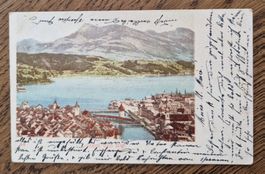 Litho Luzern 1900, St: Grubisbalm Vitznau, n. Beckenried