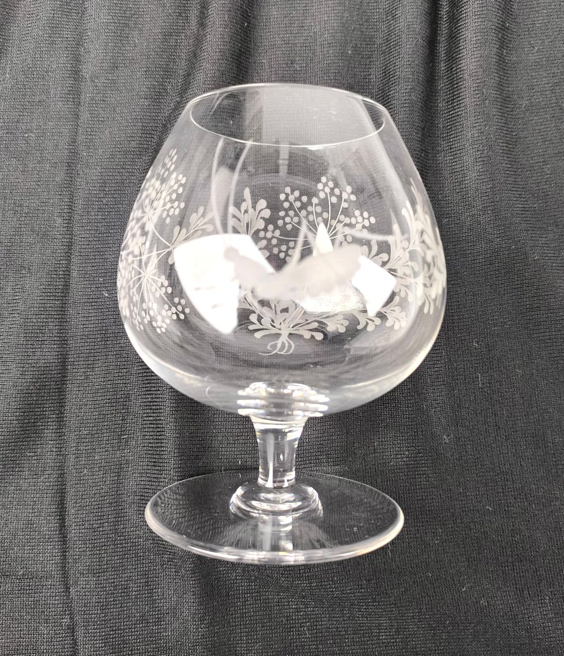 Bicchieri: Cognacglas mit Blumenschliff – Usato da Rüti ZH venduto da Restwert_Rueti_ZH 3