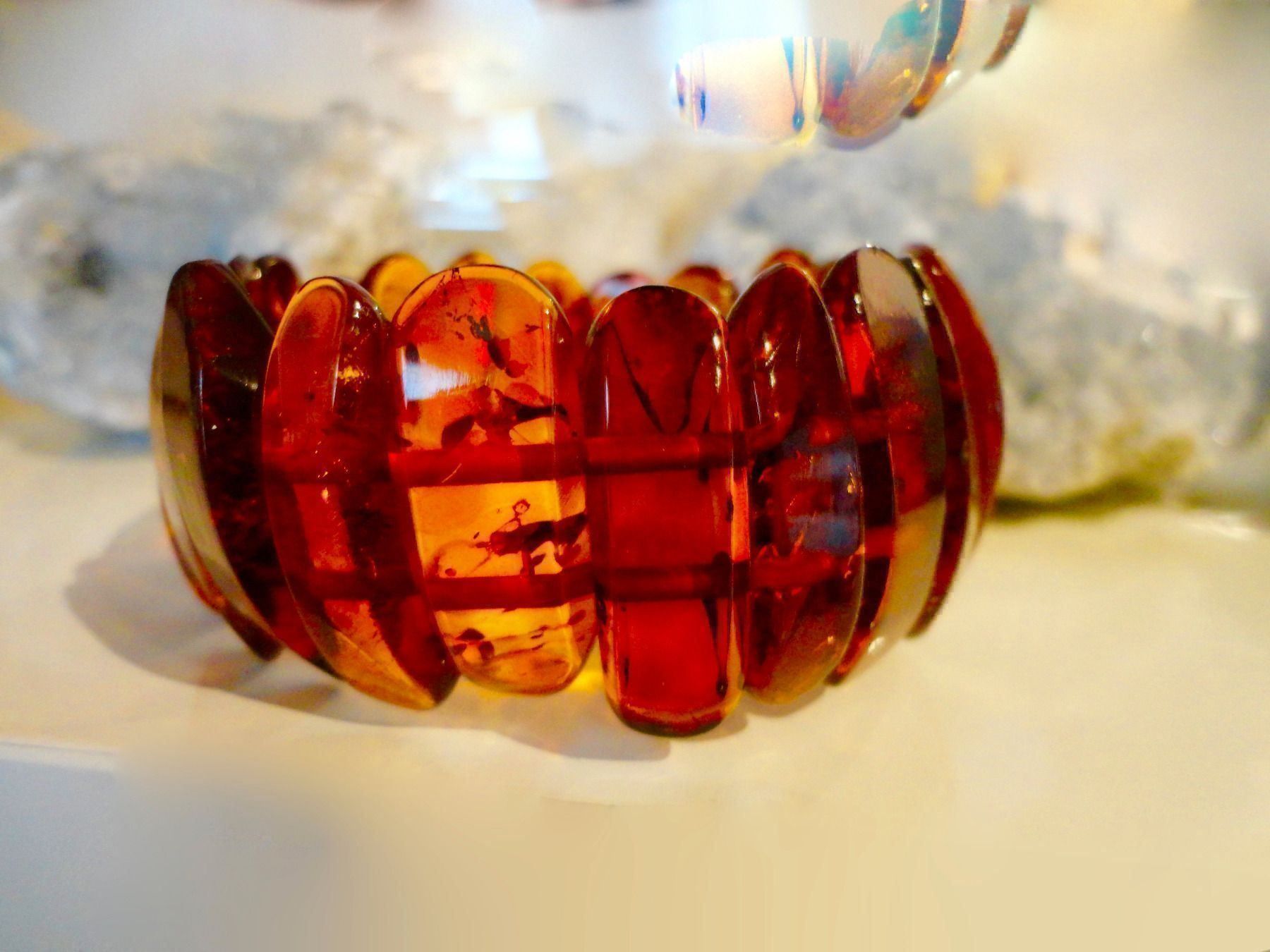 Bracciali & Braccialetti: Bernstein / Amber/ Ambre Armband – Nuovo (secondo la descrizione) da Biberist venduto da tl-schmuck 6
