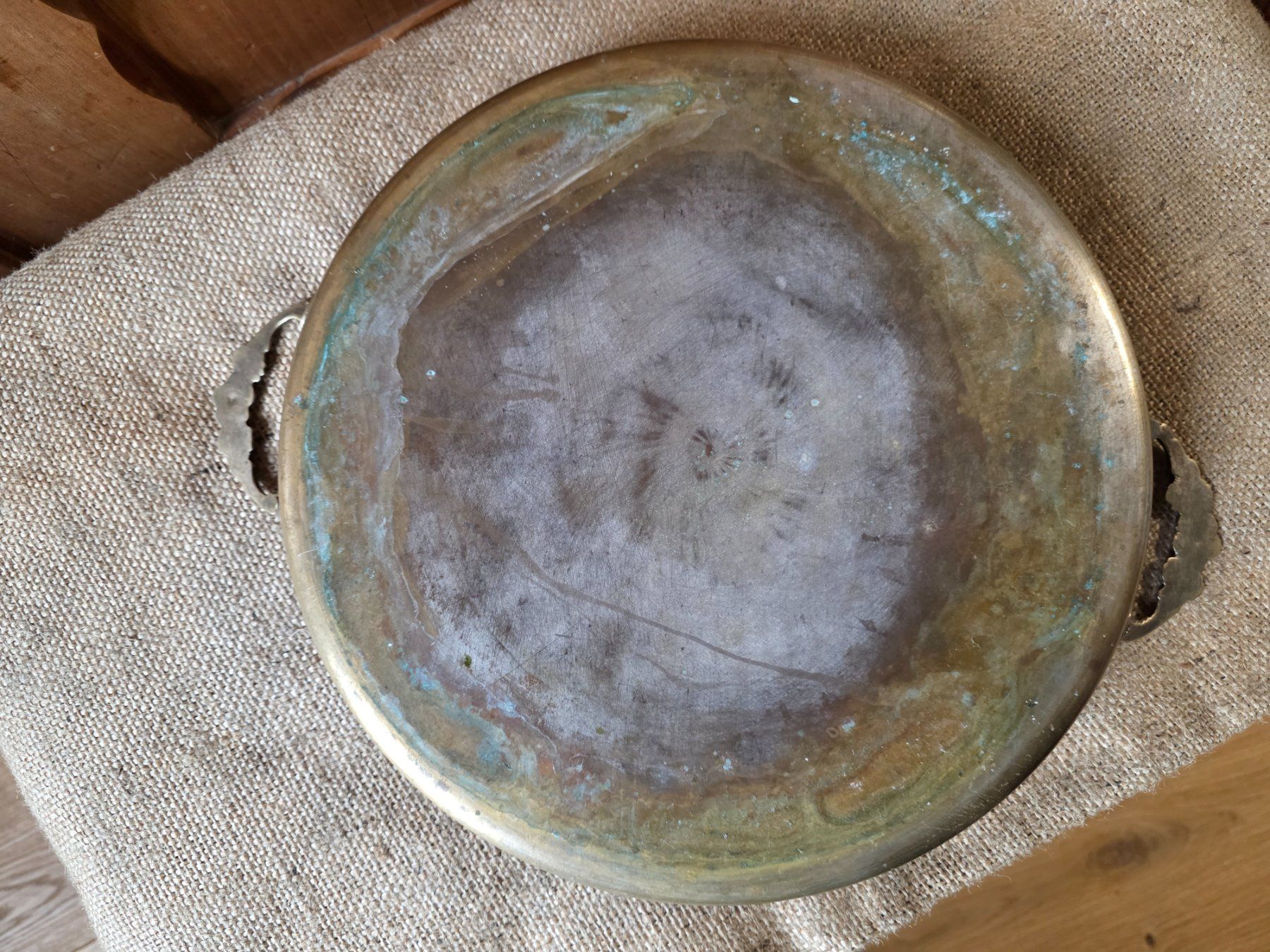 Piatti di portata: antikes Blech Servier-Tablar Tablett 28 cm – Usato da Walterswil BE venduto da Lonitti 6