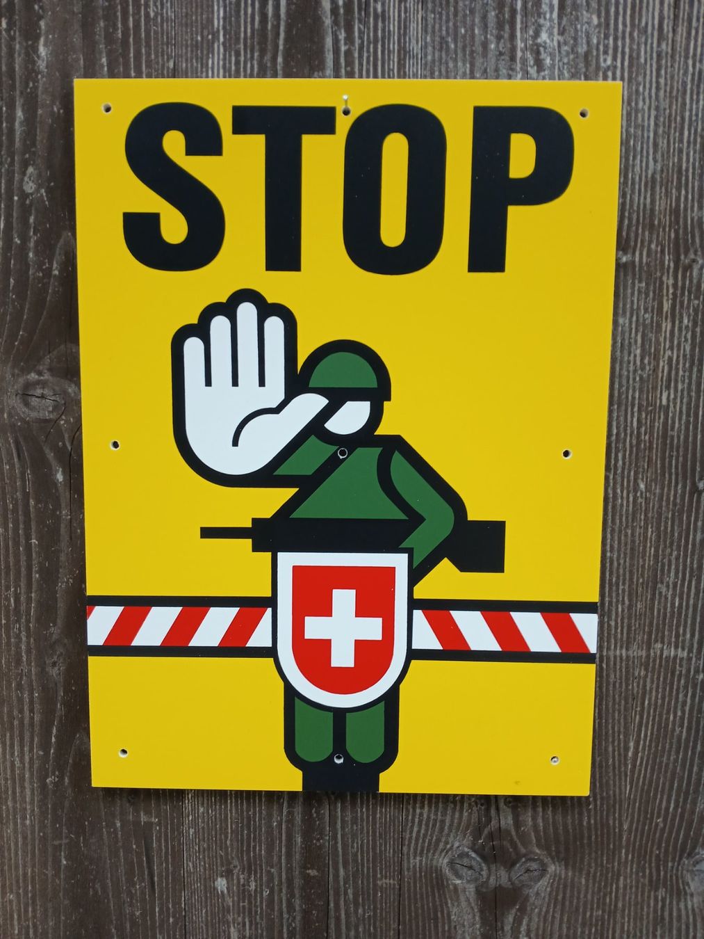 Schweizer Armee Insegne: Armee STOP  Schilder > klein – Nuovo (secondo la descrizione) da Bilten venduto da Archiv55