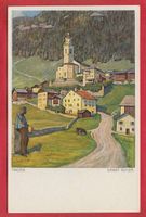 TINZEN, KÜNSTLERKARTE VON ERNST SUTER