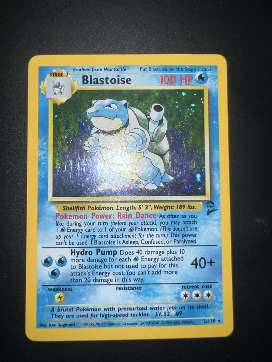 Pokémon Carte collezionabili: Blastoise set base2 2/130 – Usato da Bellinzona venduto da ilmirkozard
