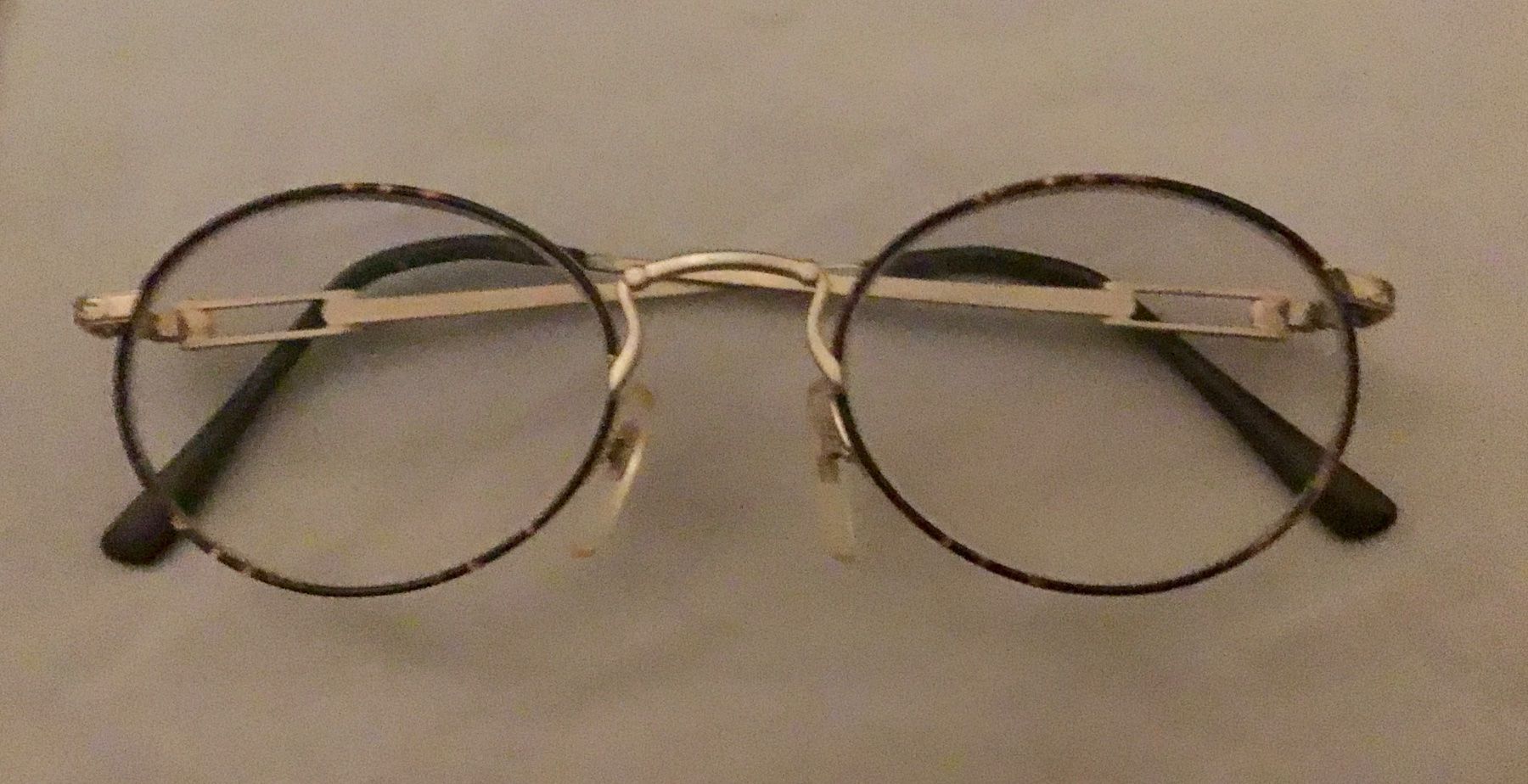 Occhiali & Lenti: Vintage Brille, Gold Runde Gläser – Usato da Schlieren venduto da Jeajet