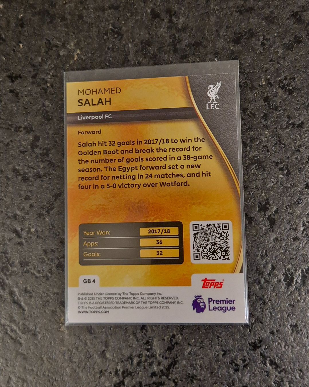 Topps Carte collezionabili: Mohamed Salah - Liverpool - Topps – Nuovo (secondo la descrizione) da Burg AG venduto da Danoe 1