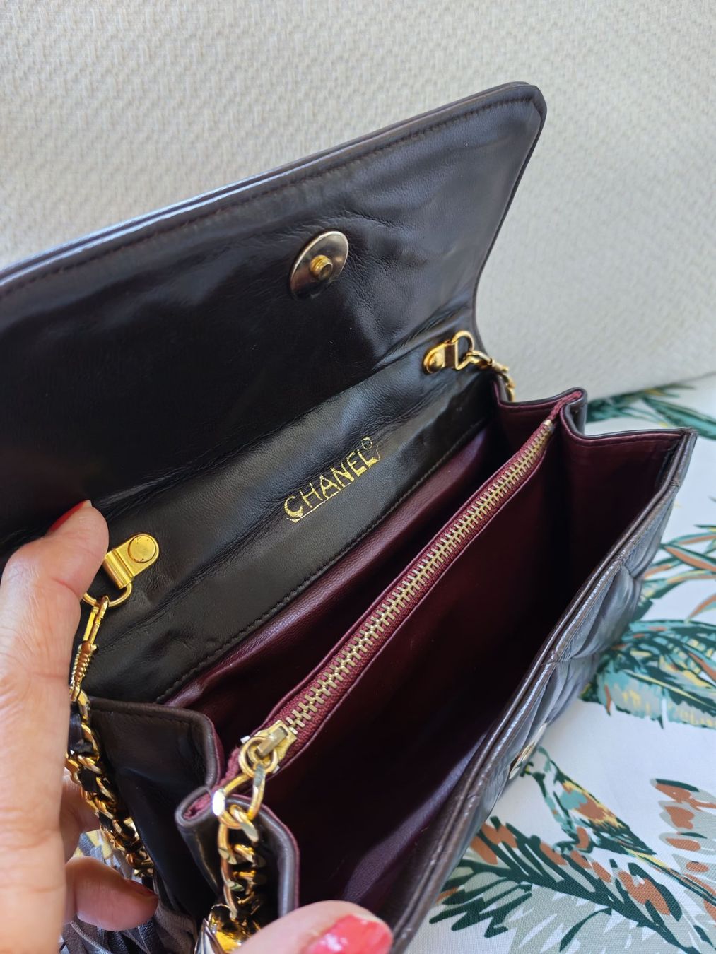 Chanel Borse da donna: Sac Chanel Vintage brun – Usato da Trélex venduto da autard 2