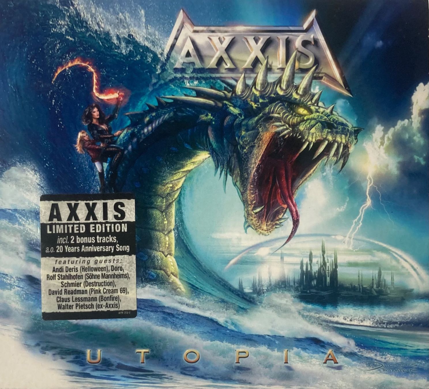 CD: AXXIS - UTOPIA – Usato da Poliez-Pittet venduto da Newtown-Records