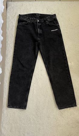 Pegador Black Washed Baggy Jeans  Loose Fit 32